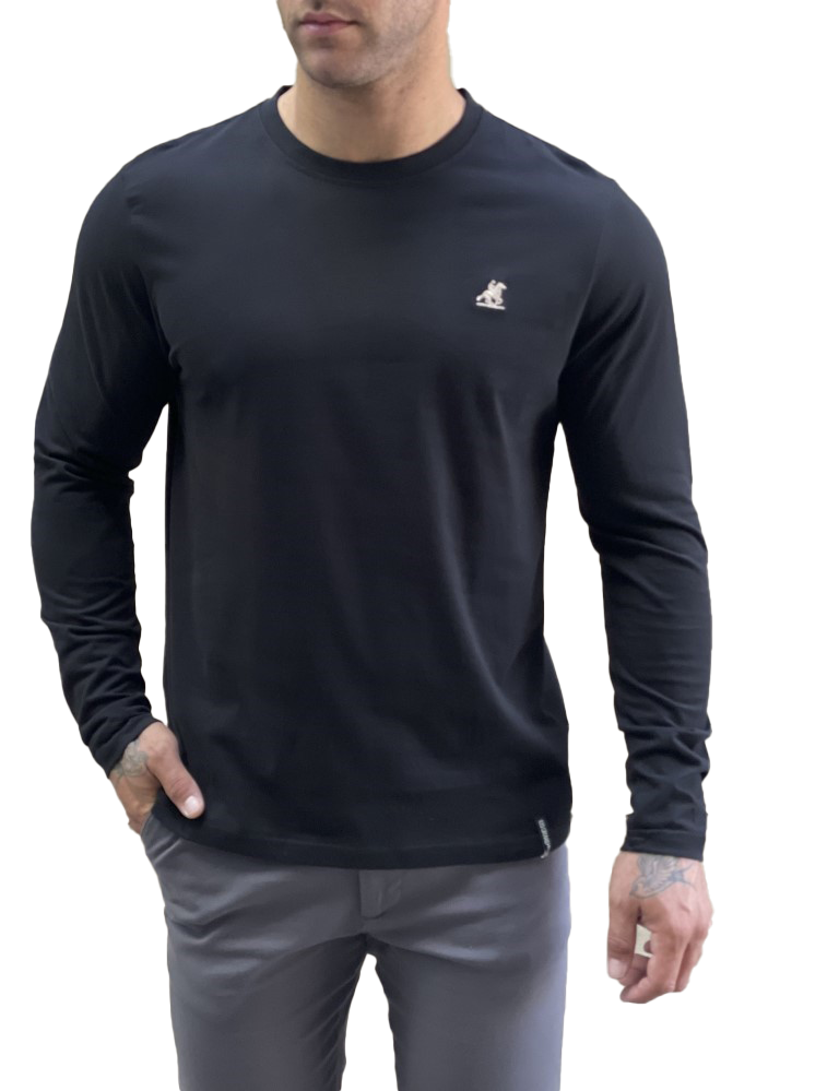 U.S Grand Polo ανδρική μαύρη μακρυμάνικη μπλούζα US42603MB φωτογραφία